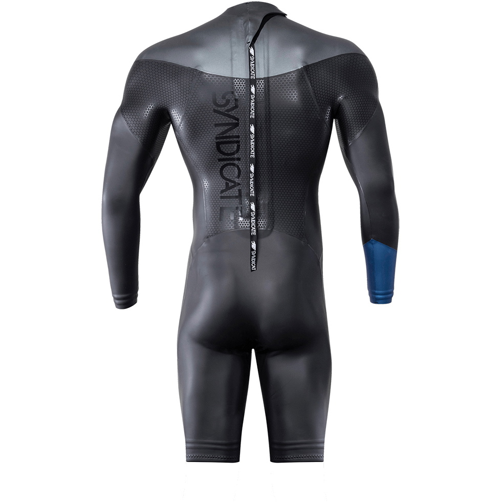 2026 HO Sports Syndicate Dry-Flex 1.5mm Long Sleeve Back Zip Shorty Wetsuit HA-WET-SYN-LS - Black